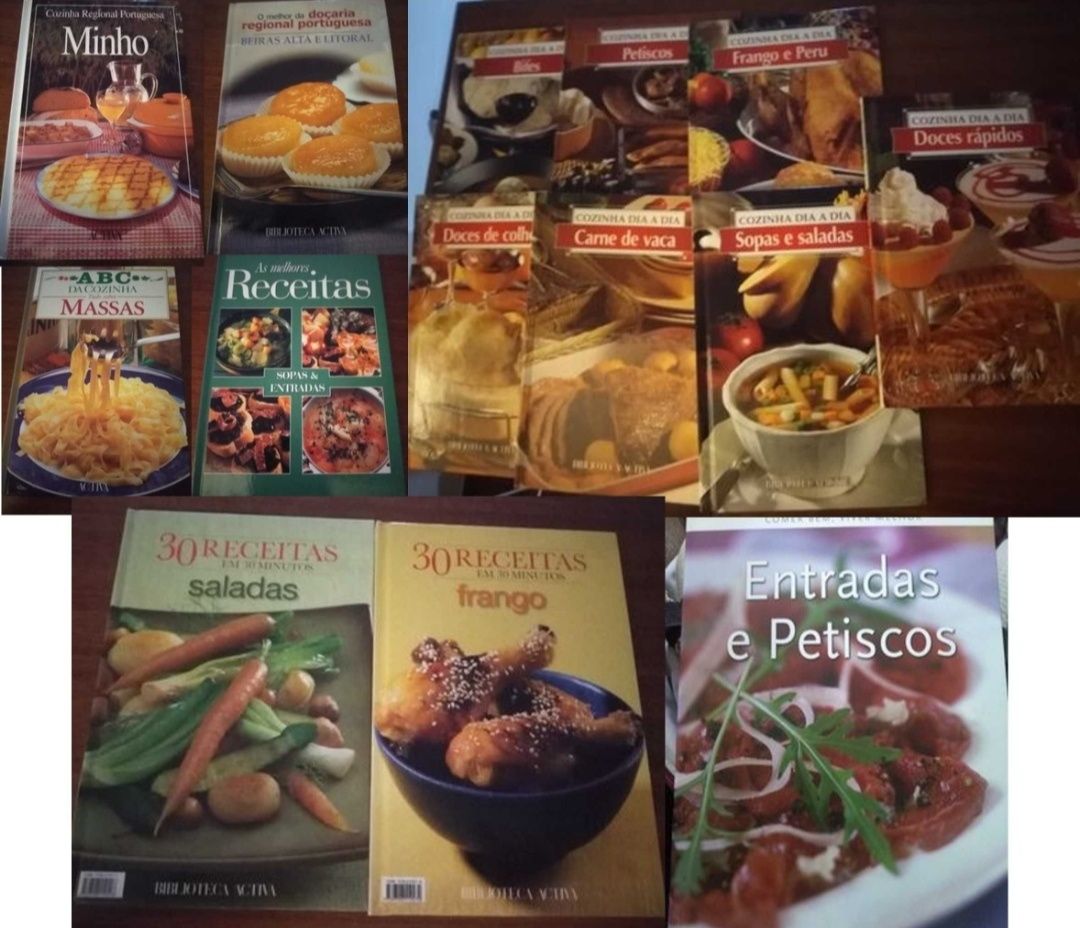 Livros culinária NOVOS