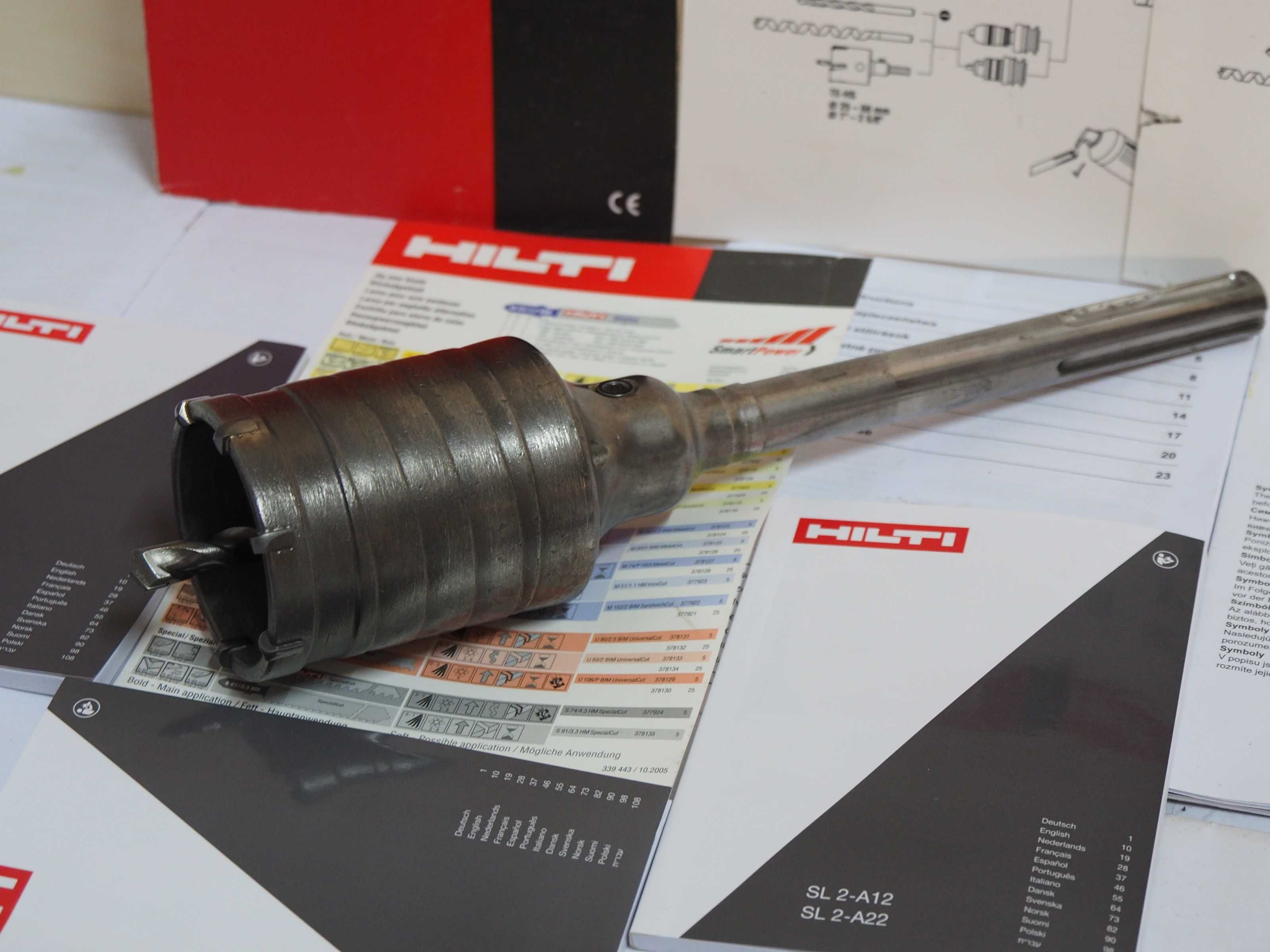 Wiertlo puszkowe widiowe HILTI 68mm x280 do młota SDS-MAX