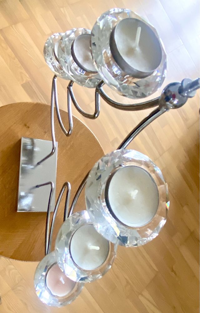 Świecznik na tealighty w kształcie choinki