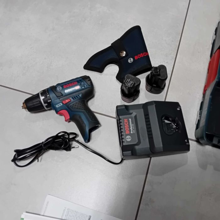 Wkrętarka BOSCH GSR 12V-15 + Walizka  . NOWY