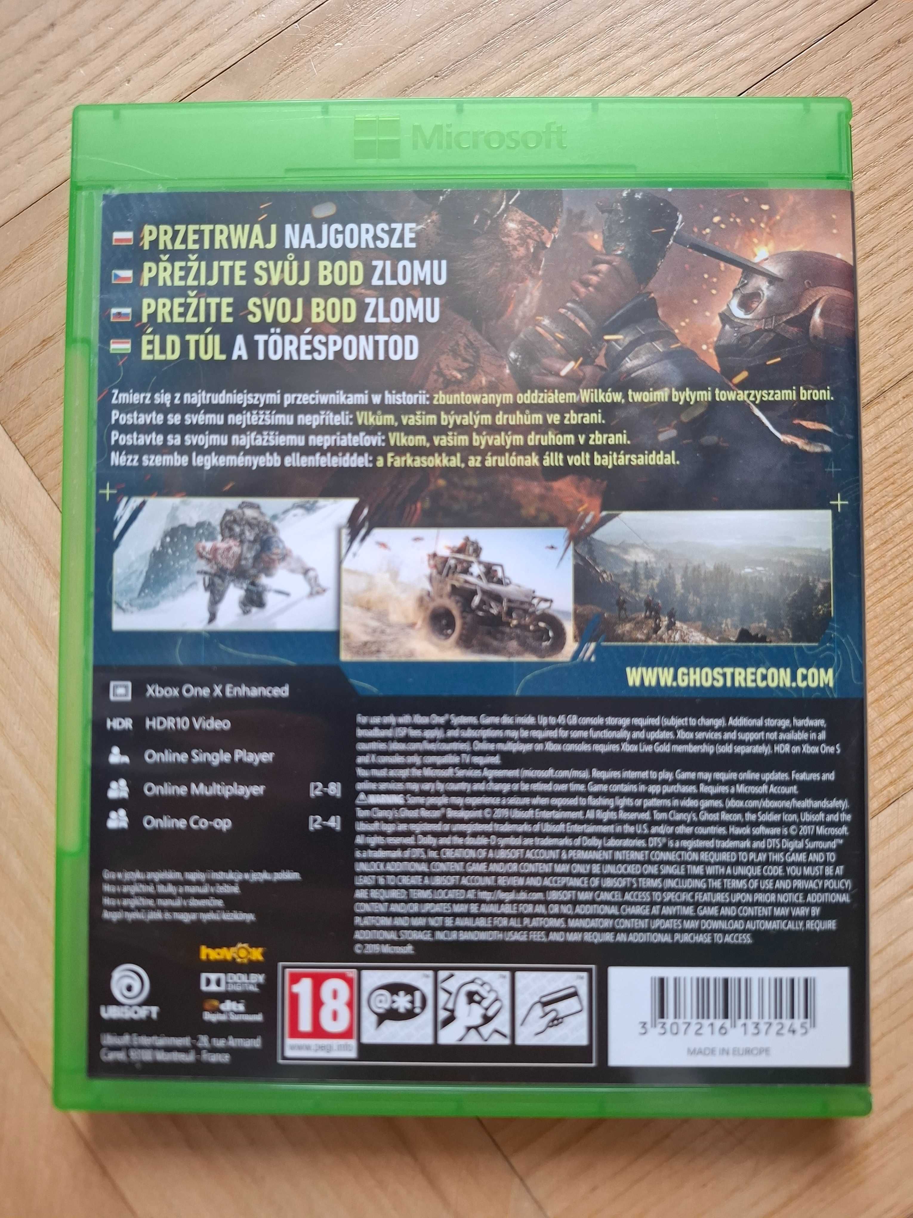 Gra Ghost Recon Breakpoint XBox One