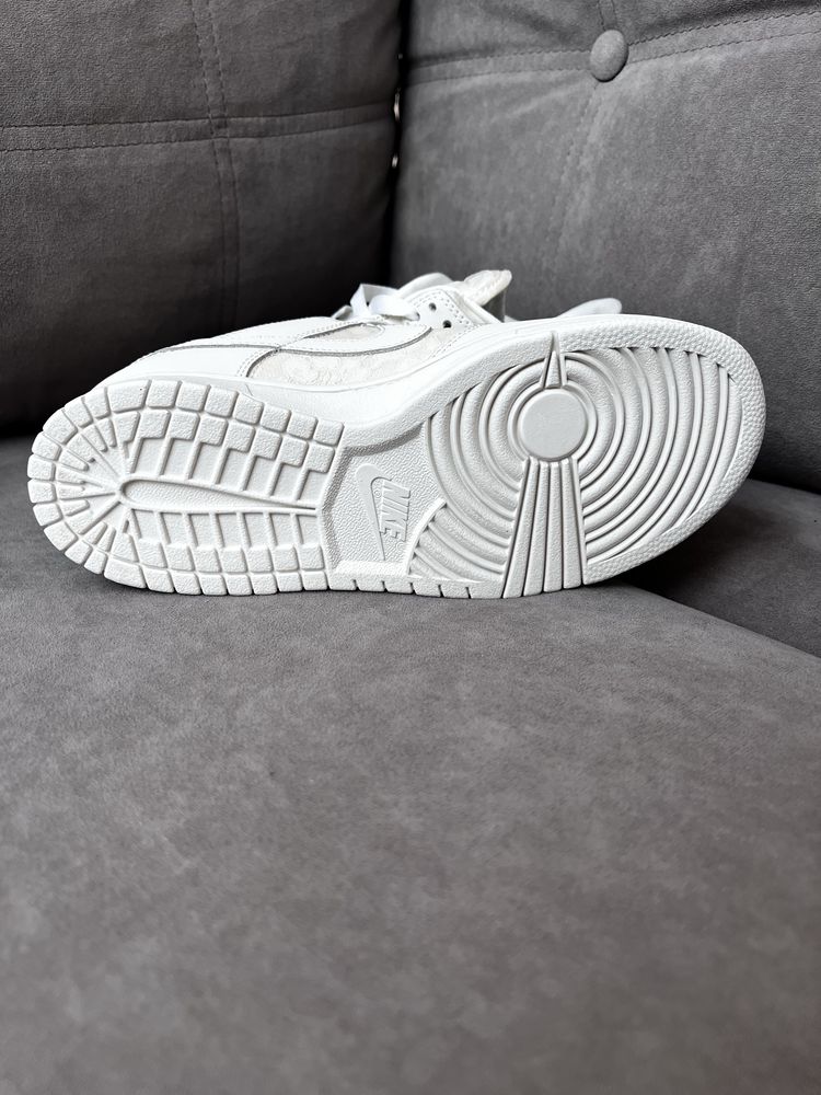 Кросівки Dunk бежеві з мереживом/ Nike Regal Dunk/ Кеди Найк/ Данки/