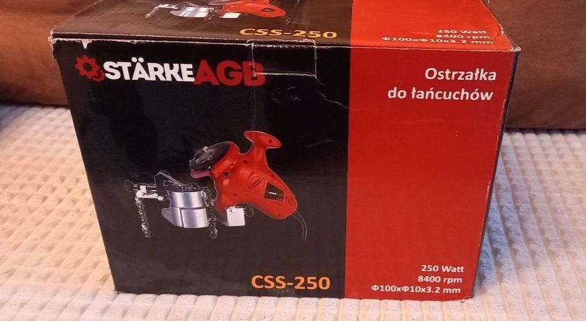 Ostrzałka do łańcucha 250 watt