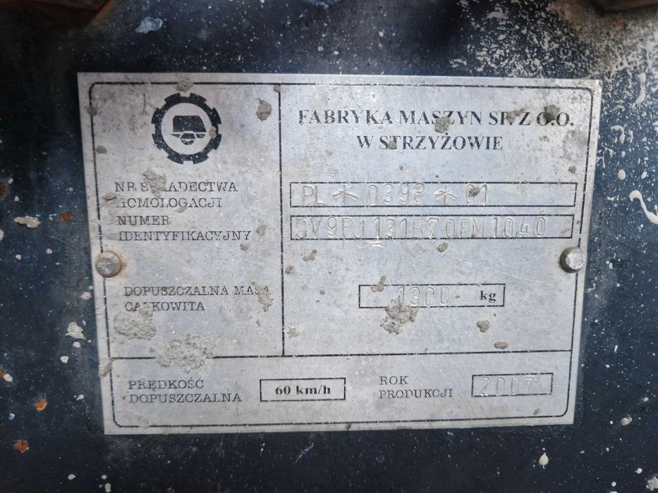 Sprężarka kompresor przyczepka