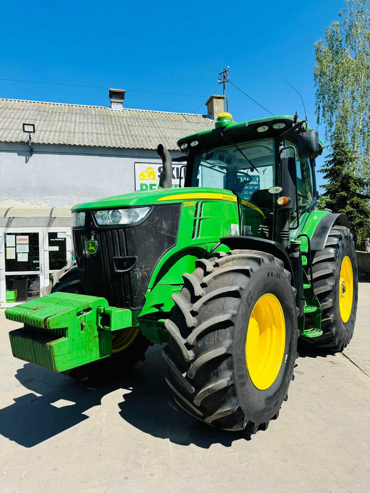 John Deere 7230R, 2015rok,  skrzynia AUTOQUAD, kompletna nawigacja GPS