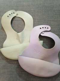 2 ślinianki baby ono silikonowe z regulowanym zapięciem
