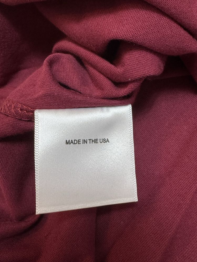 Футболка Enfants Riches Burgundy Classic Logo S M L vetements cropped