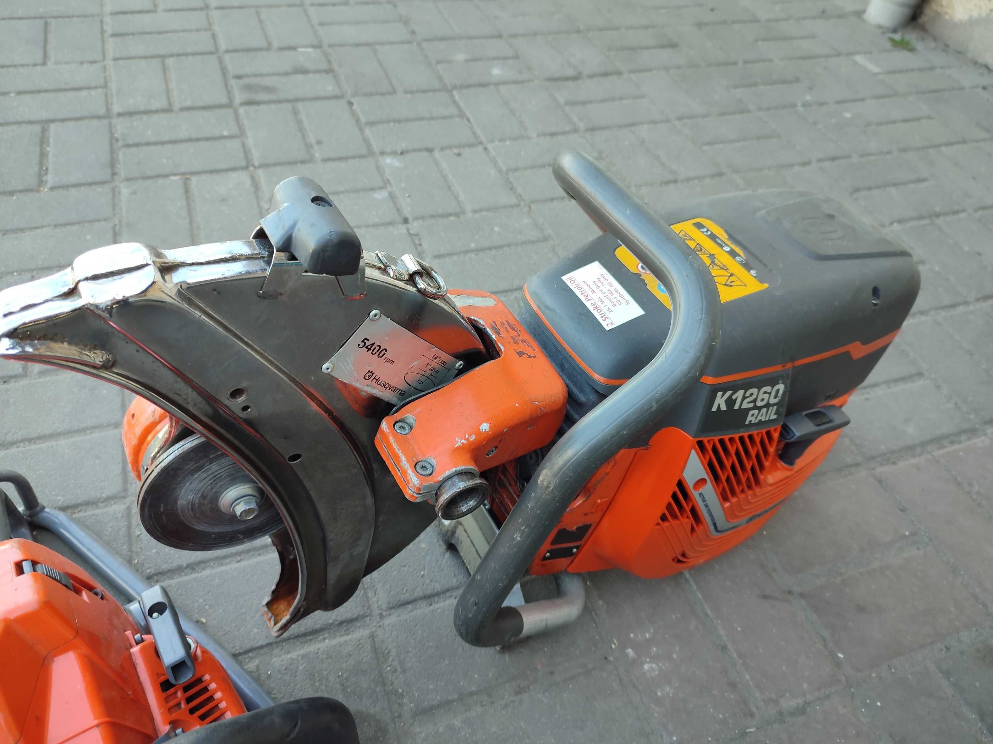 Przecinarka Husqvarna K1260 Rail zakrętarka kolejowa klucz Master