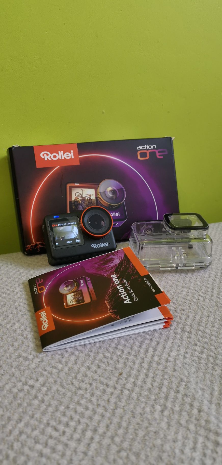 Rollei Action One 4K 60fps, 2 LCD,