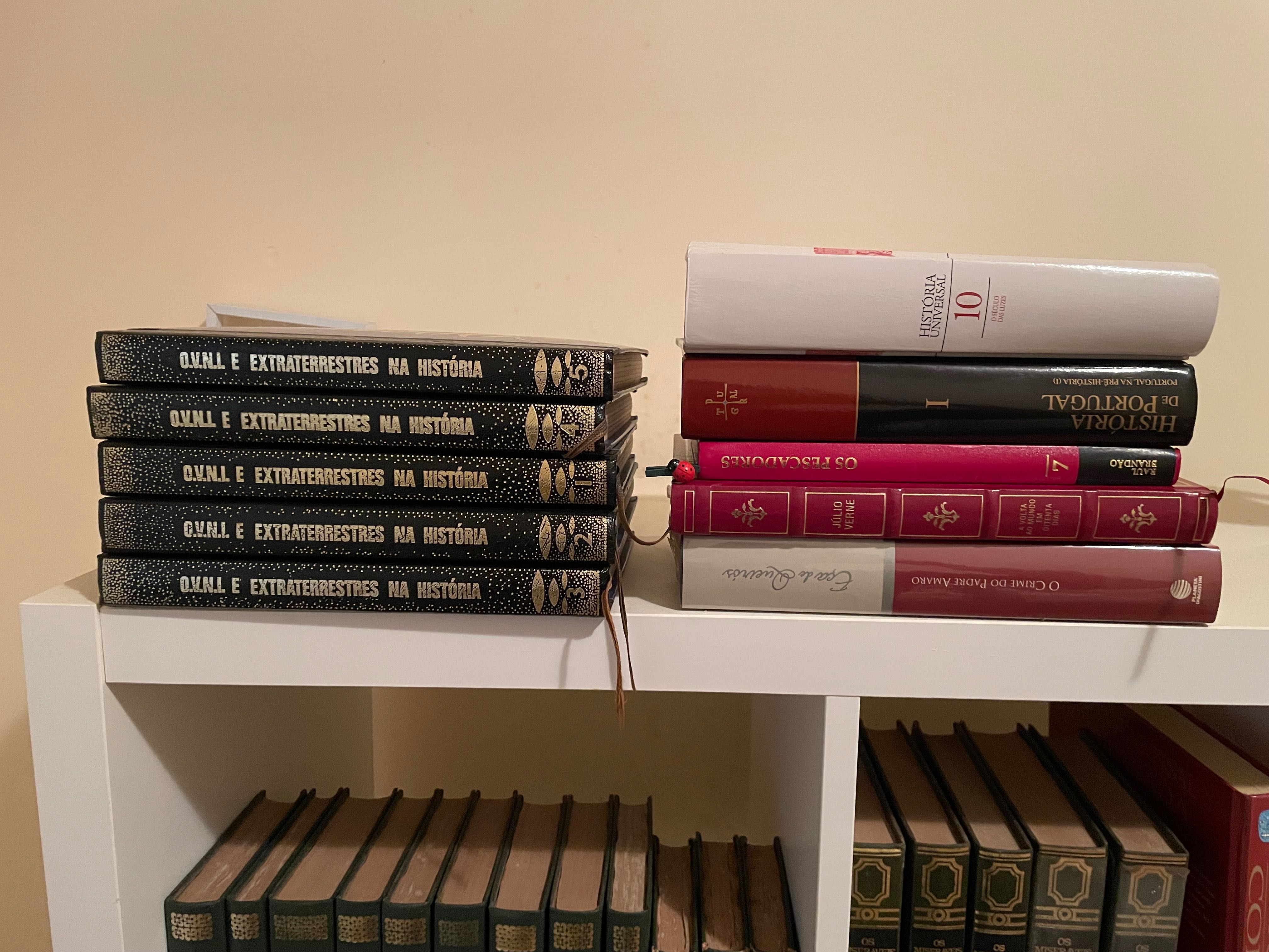 Conjunto vários livros