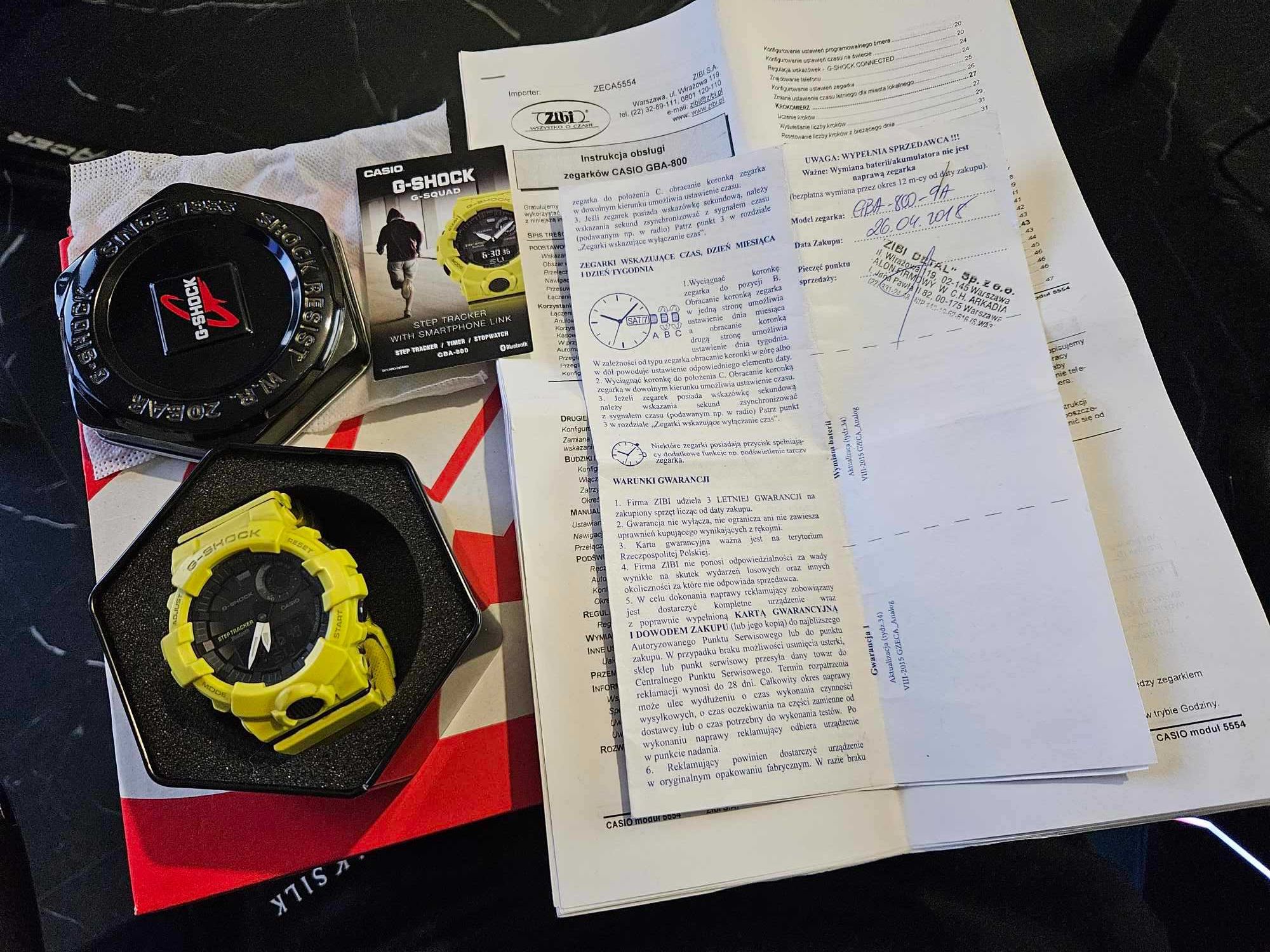 Casio G-Shock Step Tracker Bluetooth GBA-800-9AER