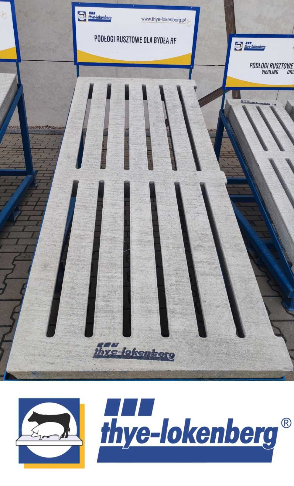 Ruszta betonowe dla bydła i trzody