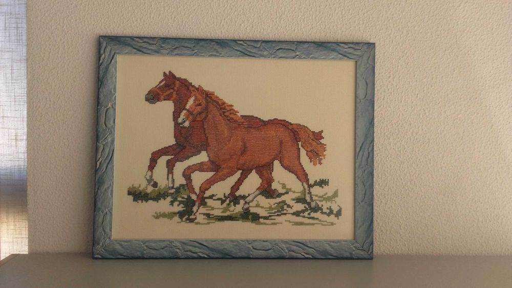 vendo quadro em ponto cruz