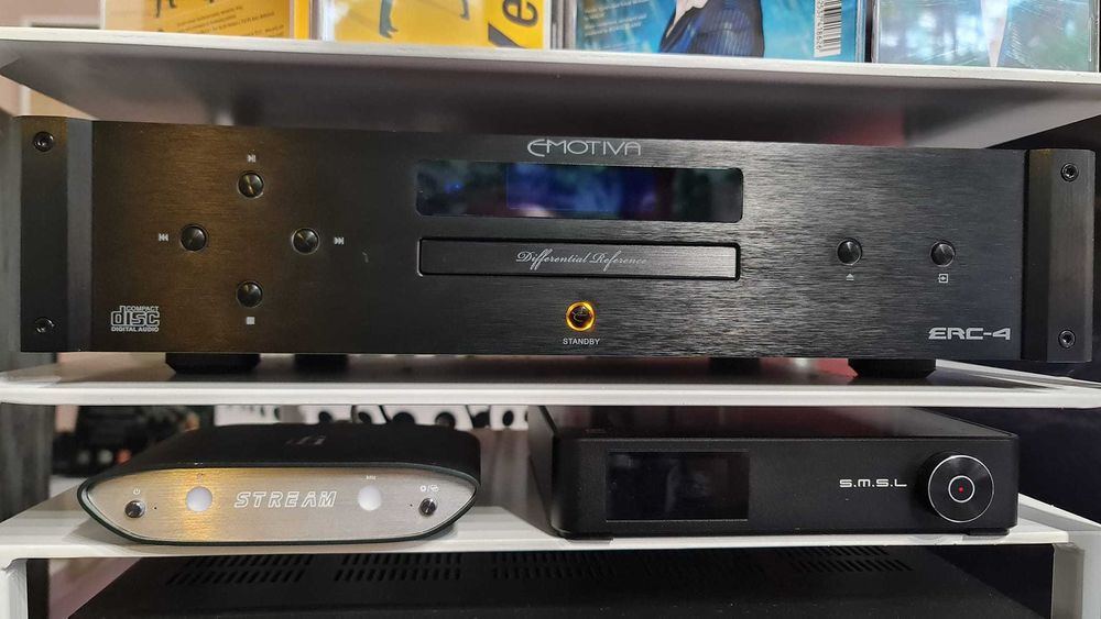 Emotiva ERC-4 - zbalansowany różnicowy odtwarzacz CD oraz DAC