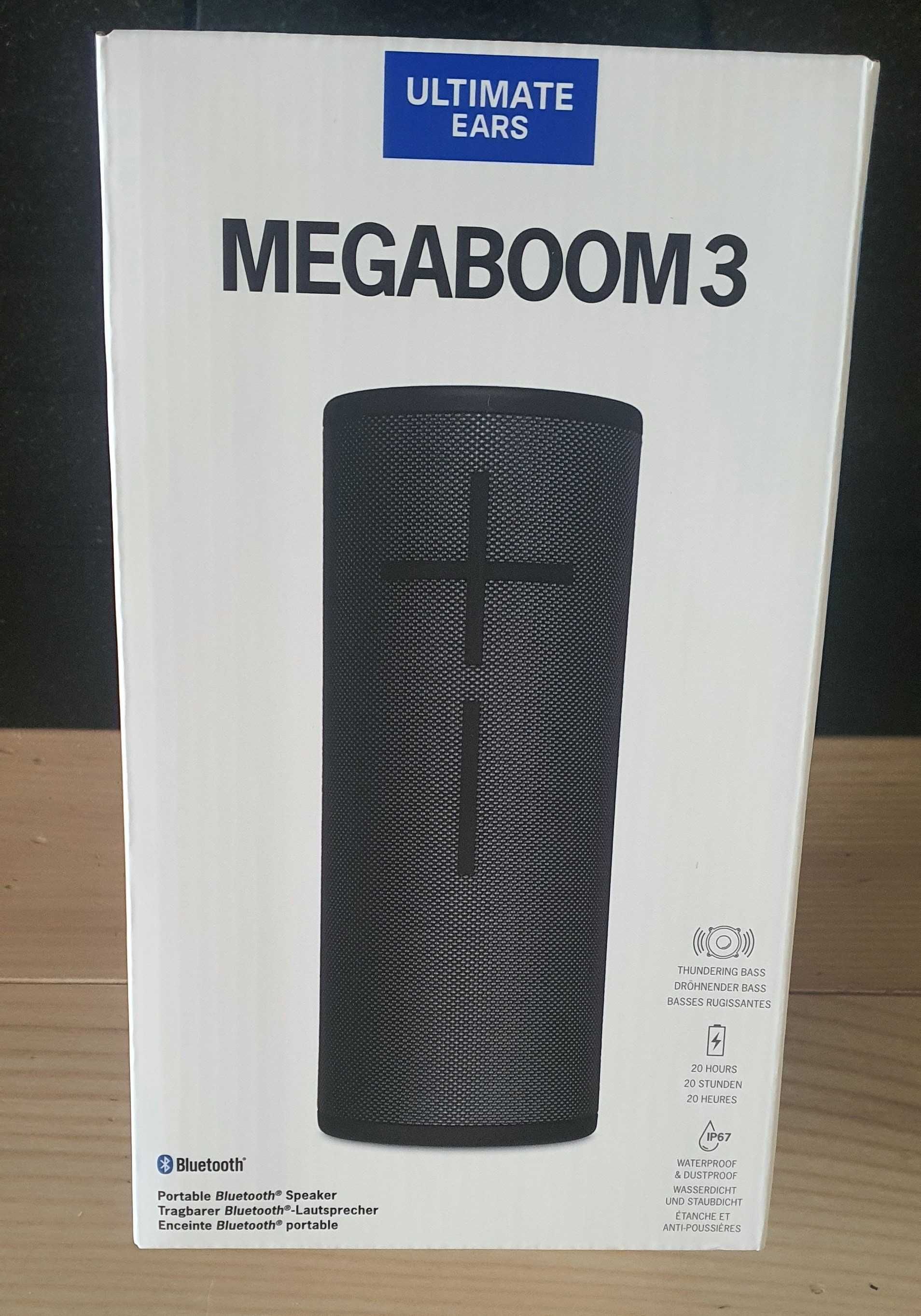 Głośnik bezprzewodowy Ultimate Ears Megaboom 3, nowy, Gwarancja