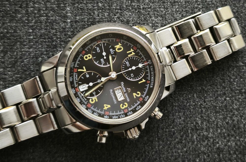 Maurice Lacroix Croneo Chronograf Day Date, pełny zestaw