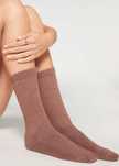 Calzedonia skarpety skarpetki prążkowane luźne slouchy paski długie