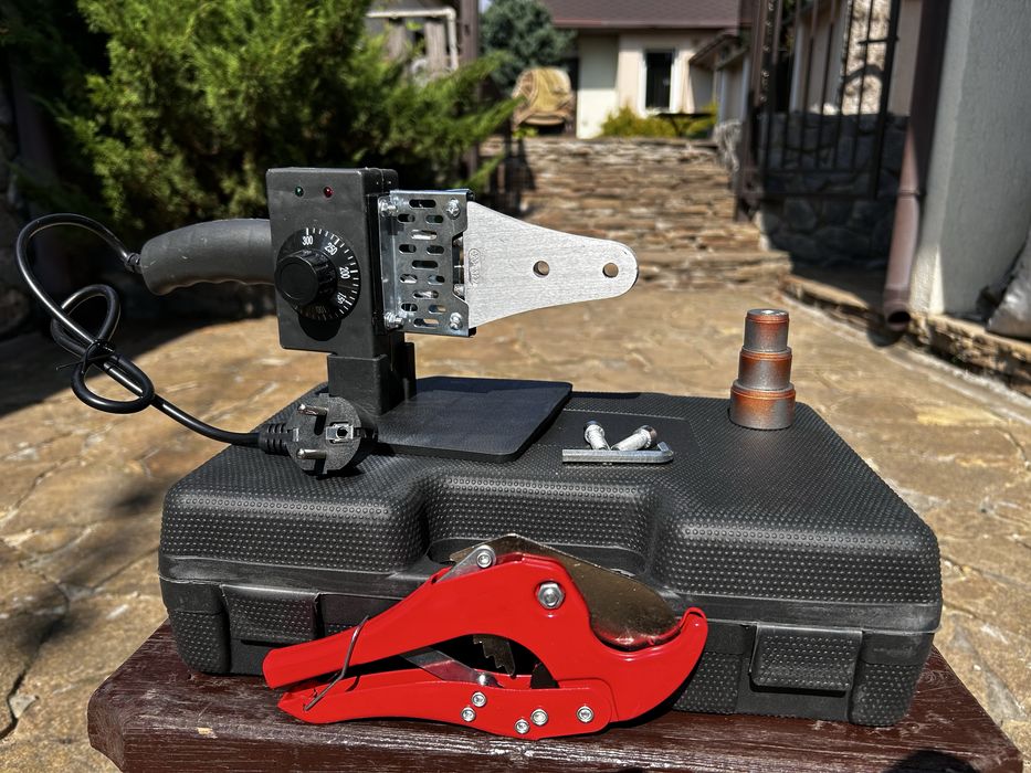 Паяльник для пластиковых труб + ножницы в подарок