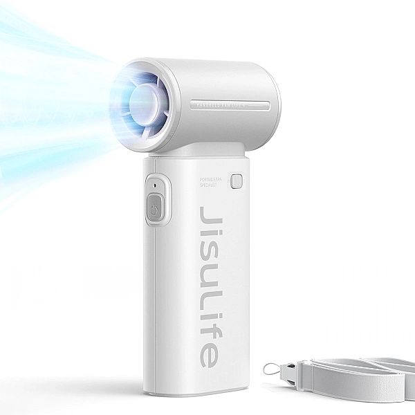 Mini wentylator Jisulife Handheld Fan Life9/5000mAh przenośny wiatracz
