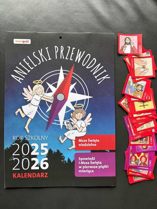 Anielski przewodnik, naklejki 2025/26, Msze Św. , kolekcjonerskie