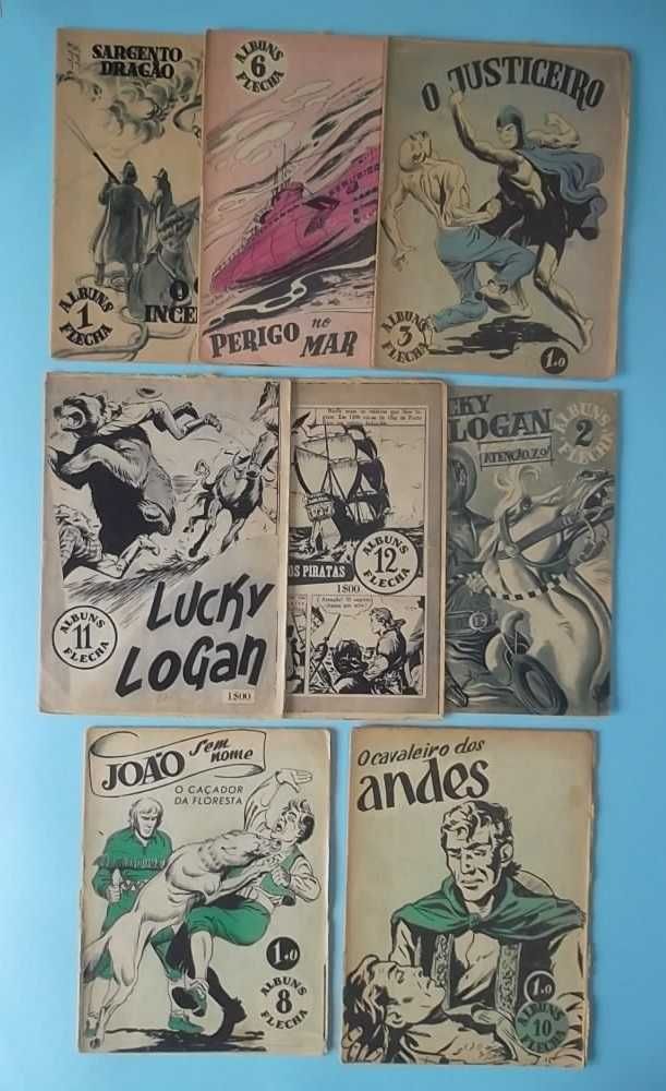 Álbuns "FLECHA" (1954) , Lote 7 exemplares