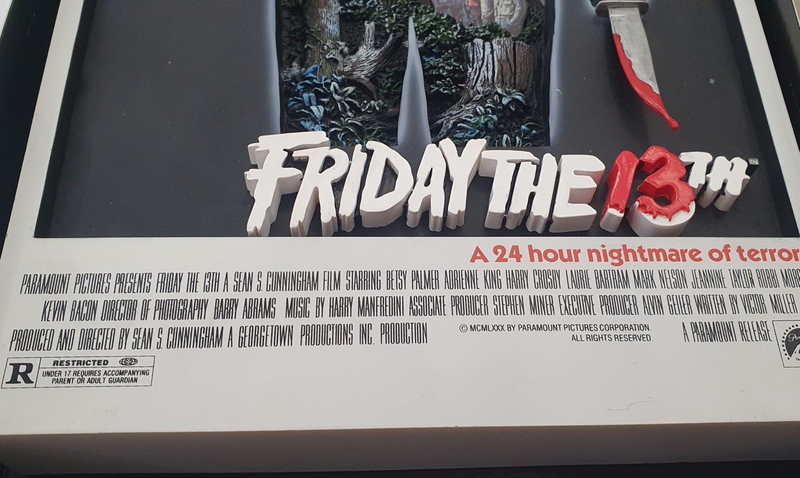 "Friday the 13th" Mcfarlane 3D poster plakat !Absolutny Unikat!