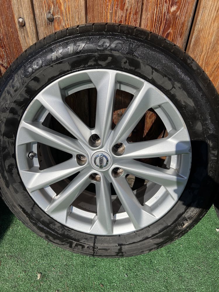 Akufelgi 5x114.3 Nissan oryginał 17 cali bez opon