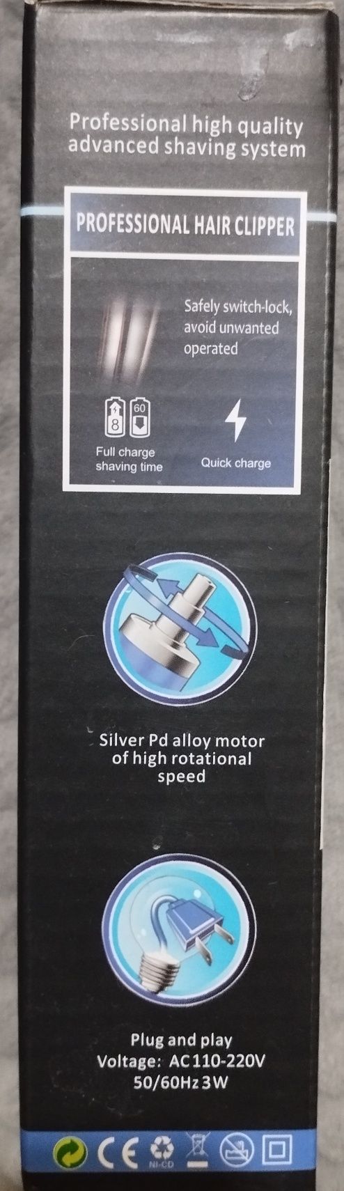Vendo máquina de cabelo Clipper nova sem fios