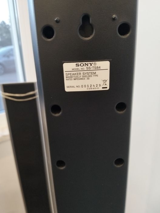 Coluna de som de televisão