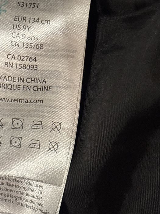 Kurtka parka Reima- Reimatec 134 stan bdb