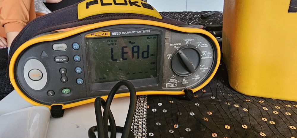 Fluke 1653B tester instalacji - kompletny zestaw