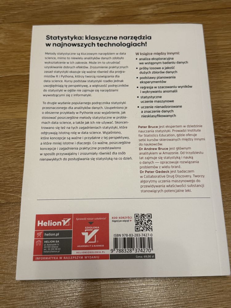 Statystyka praktyczna w data science. 50 kluczowch zagadnień