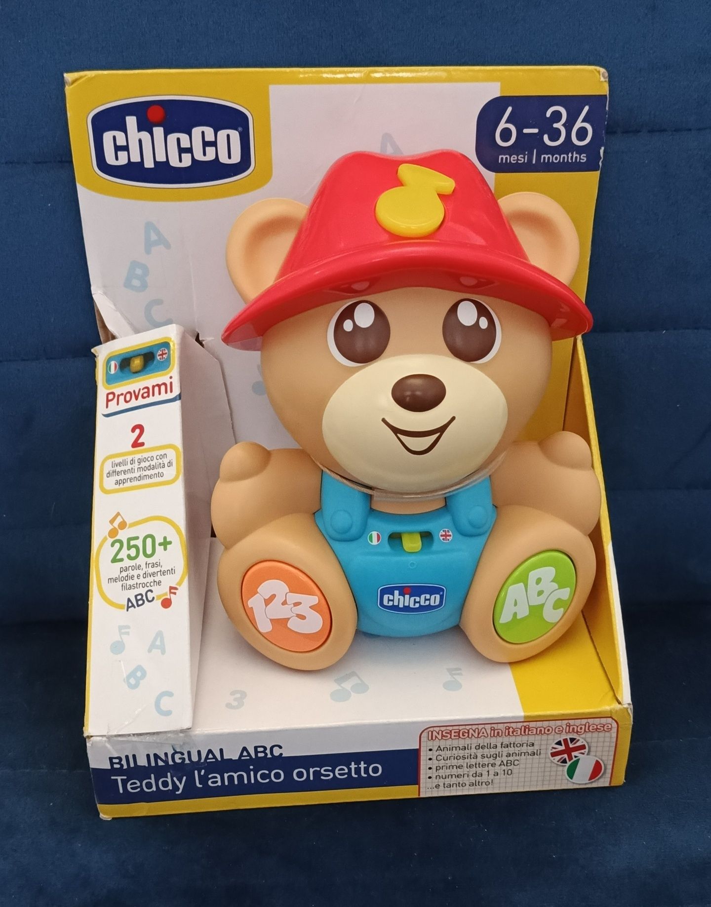 Chicco Interaktywna zabawka dla niemowląt Teddy Friend od 6msc