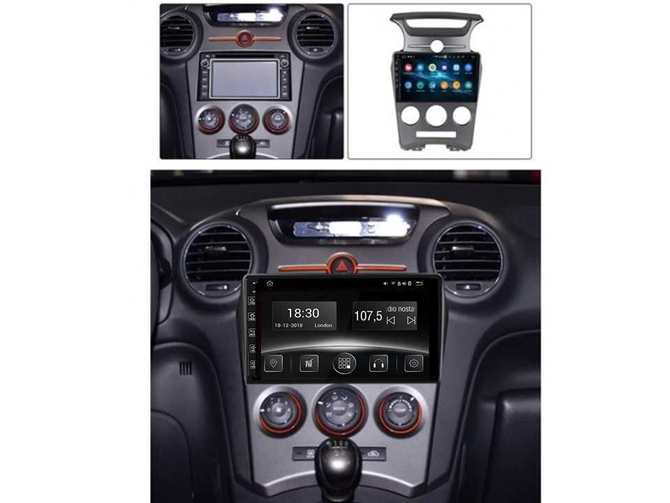 Radio samochodowe Android Kia Carens (9", Manual AC) 2007.-2011