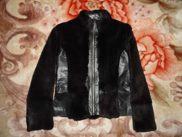 Кожаная куртка дублёнка «Fratti» (р.L/XL Leather натуральная кожа)