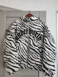 зимняя куртка зебра