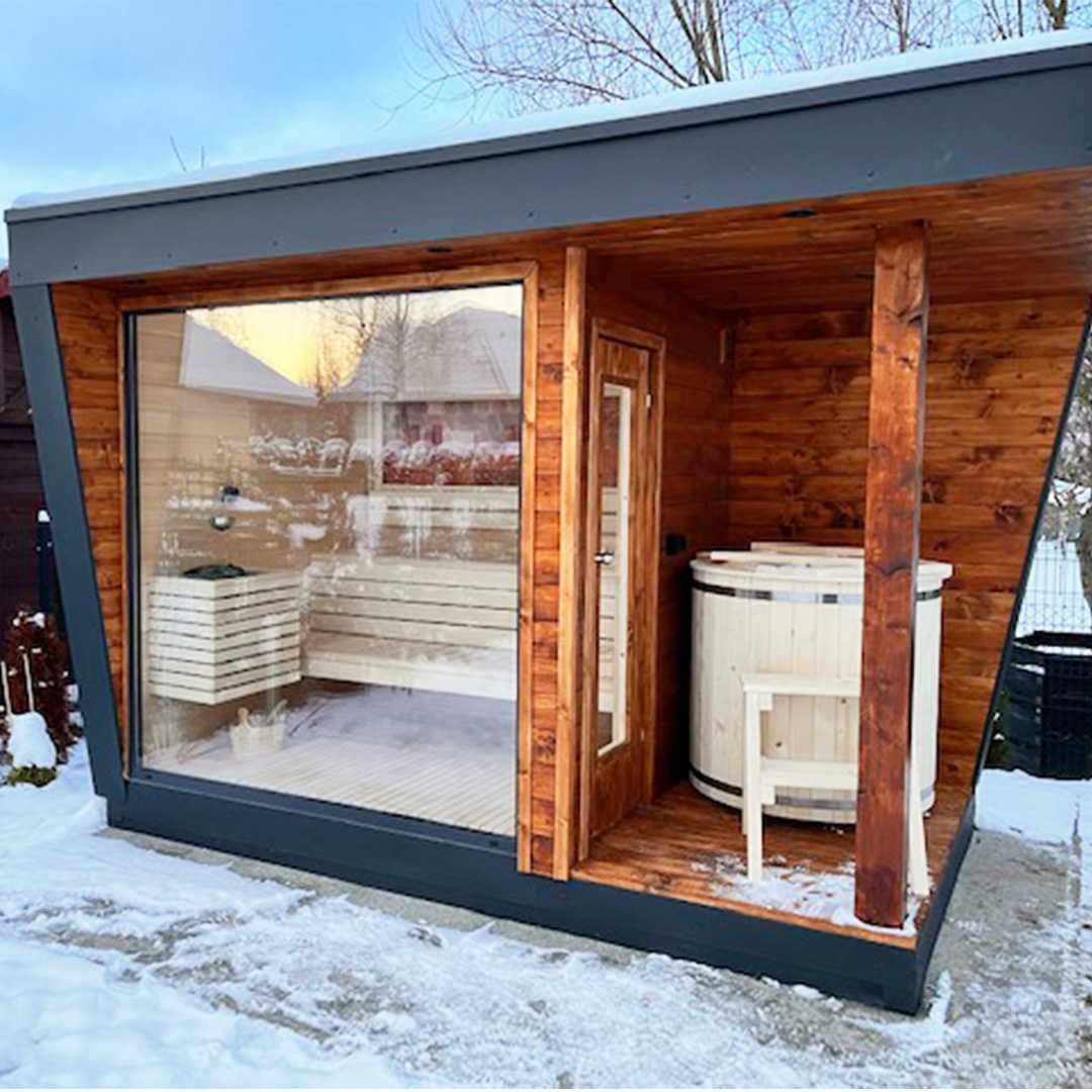 Sauna ogrodowa Leo 390 cm x 250 cm