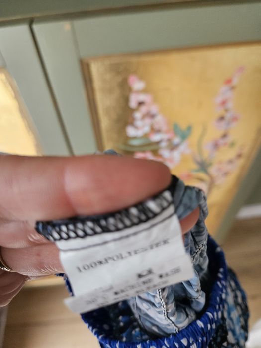 Spodnie damskie Alladynki Haremki Boho Joga Ethno Wzory S/M