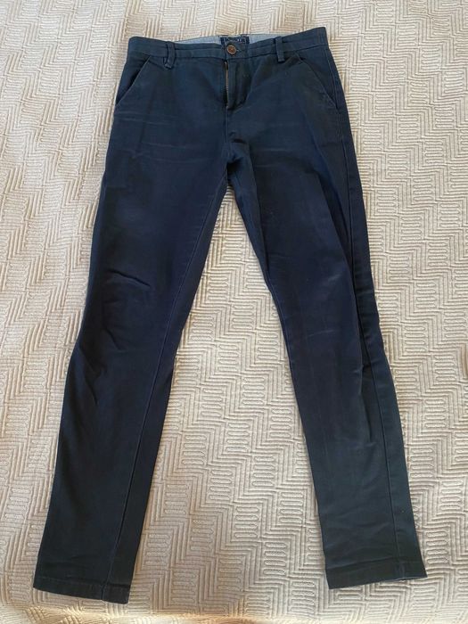 Лот вещей Брюки штаны школьные синие шкільні next 134 кофта zara 9-11