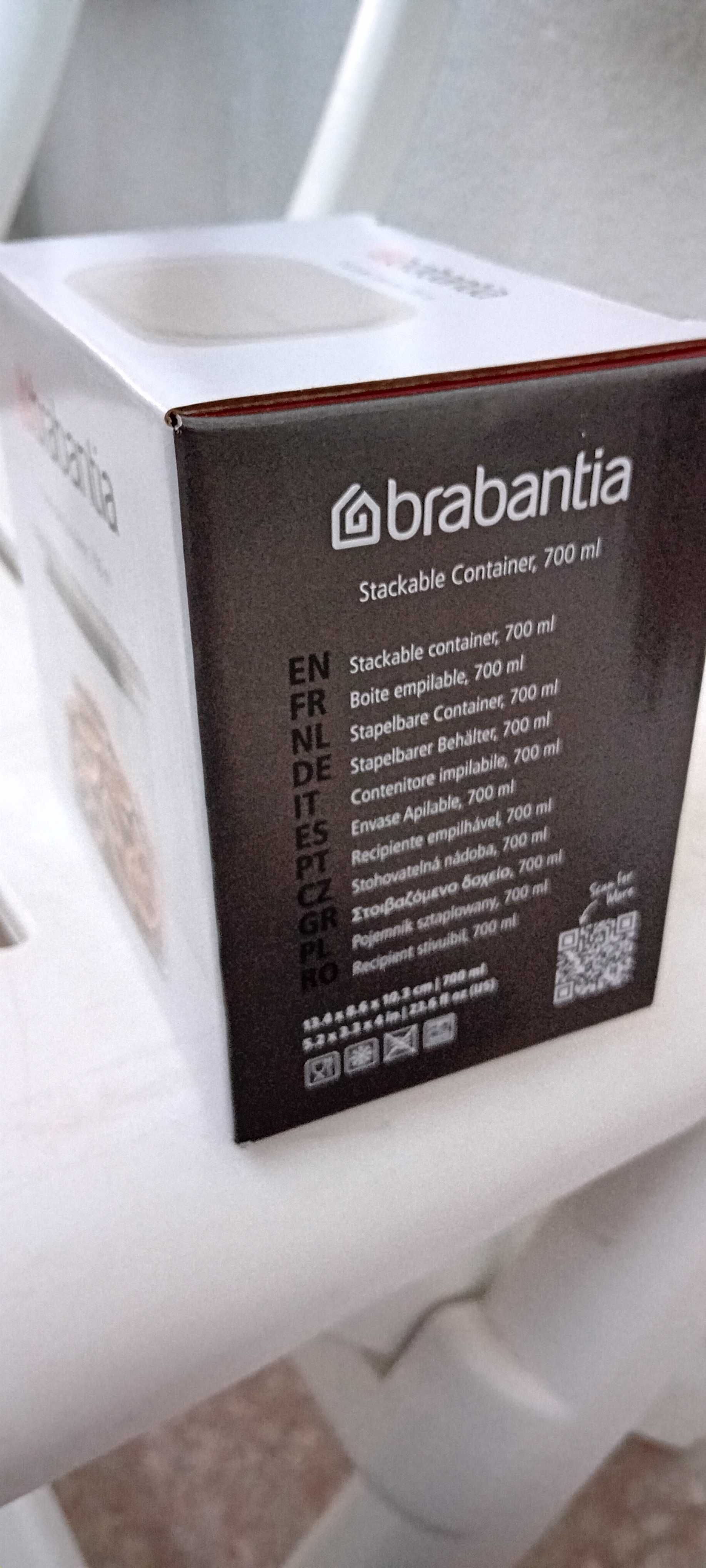Brabantia – recipiente com colher medidora 700ml (coleção Continente)
