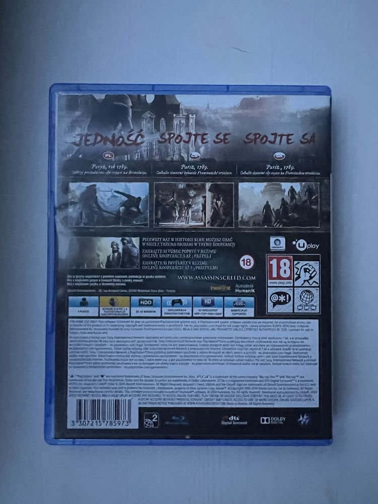 Assassins Creed Unity PS4 PS5