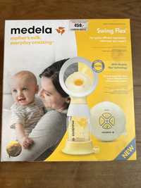 Laktator Medela Swing Flex z butelkami