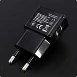 Adapter.Zasilacz. Uniwersalna Podwójna Ładowarka USB x 2 . 5V 2A .NOWA