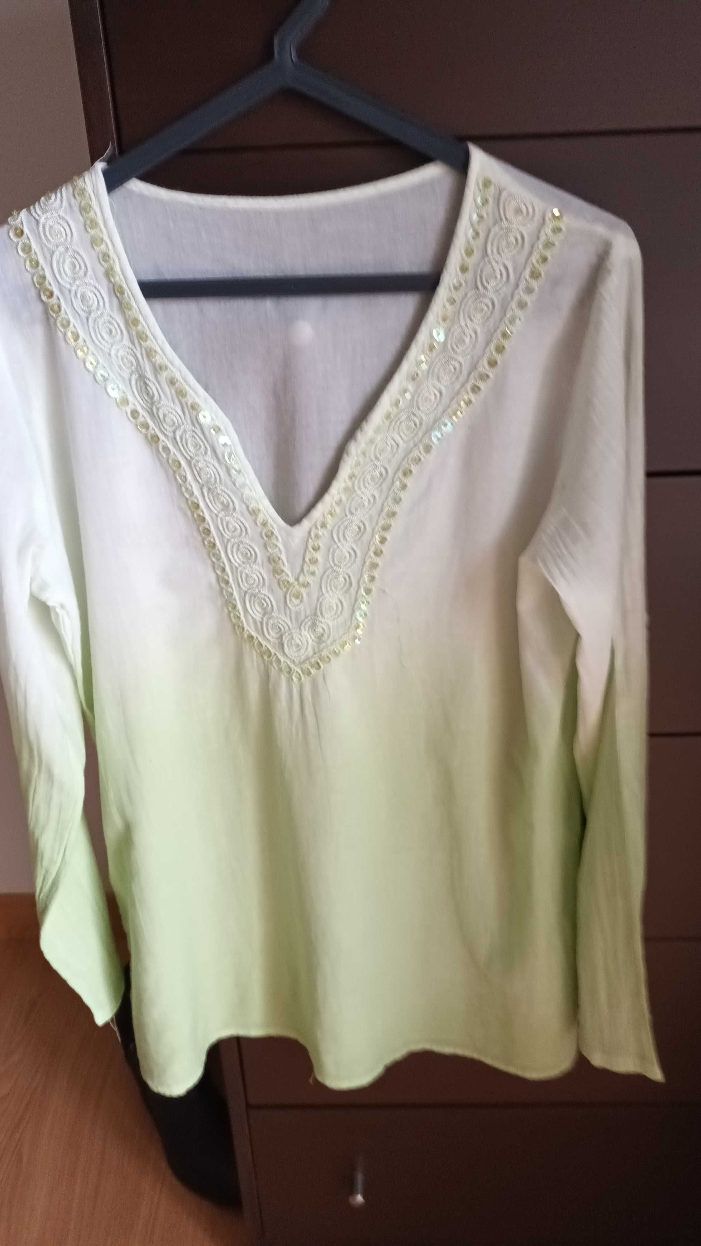 Túnica  em verde