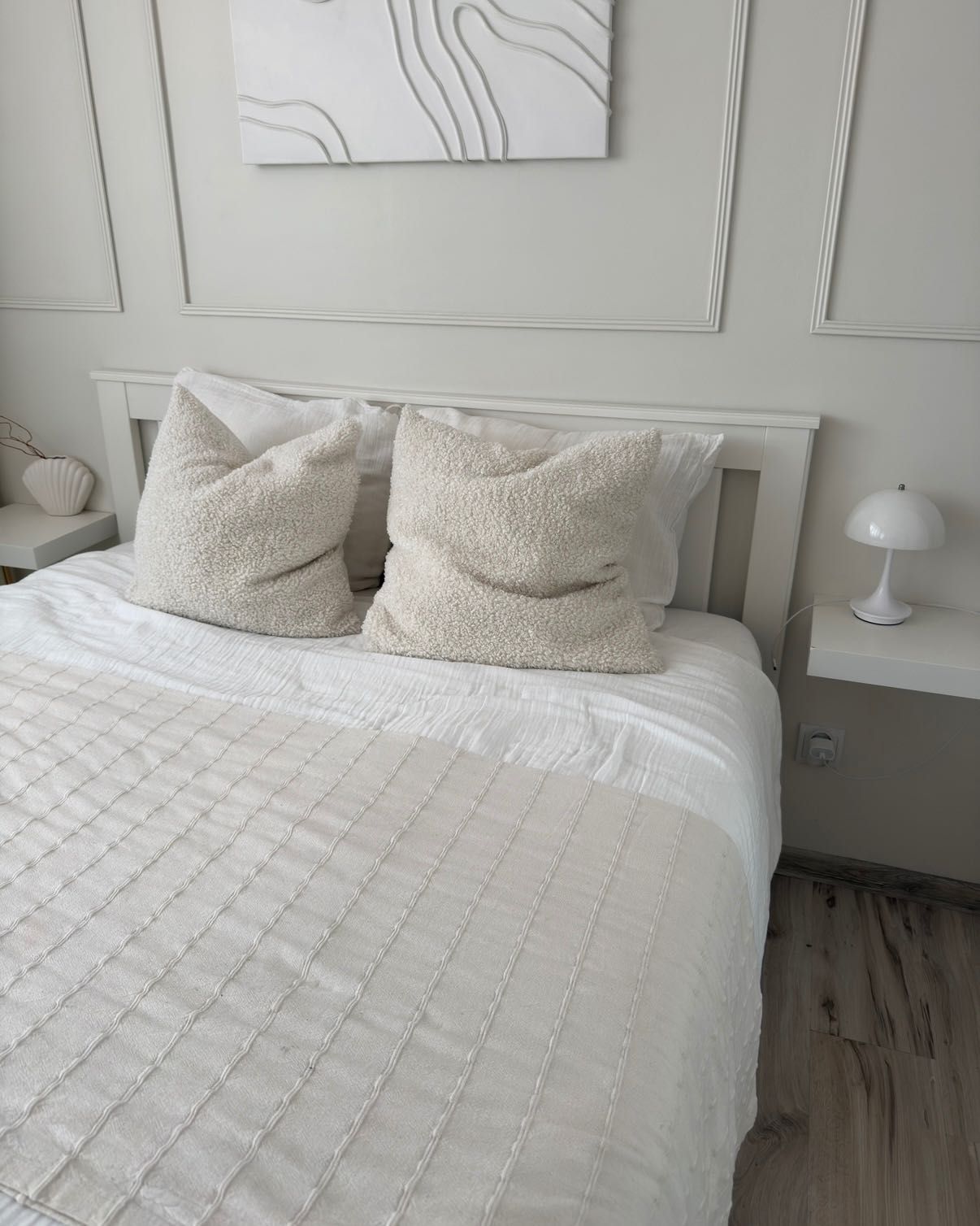 Łóżko Ikea Songesand 140x200 z 4 pojemnikami