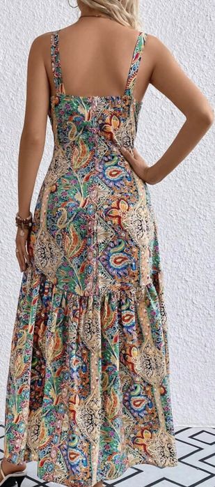 Piękna sukienka cudny etno wzór M Shein nowa