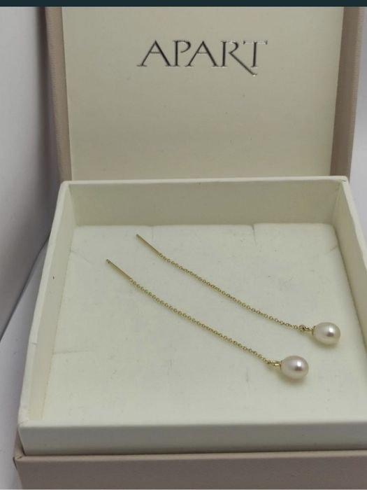 Kolczyki z perłami naturalnymi srebro 925