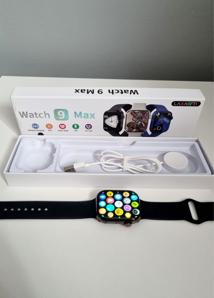 Smartwatch 9 MAX czarny