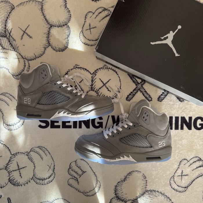 Кросівки Air Jordan 5 wolf grey