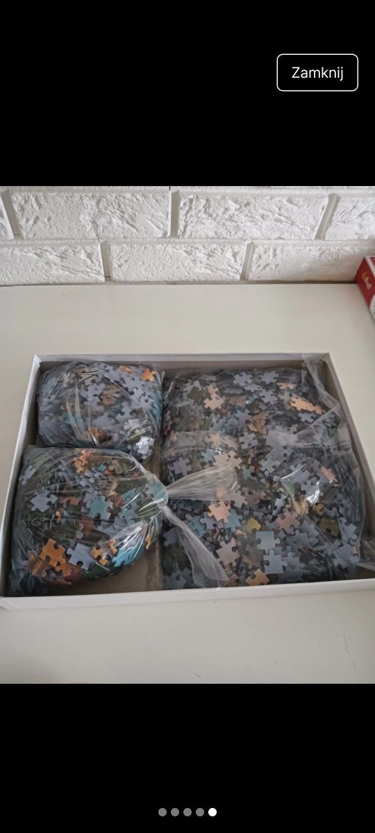 Puzzle clementoni 2x 1000 elementów